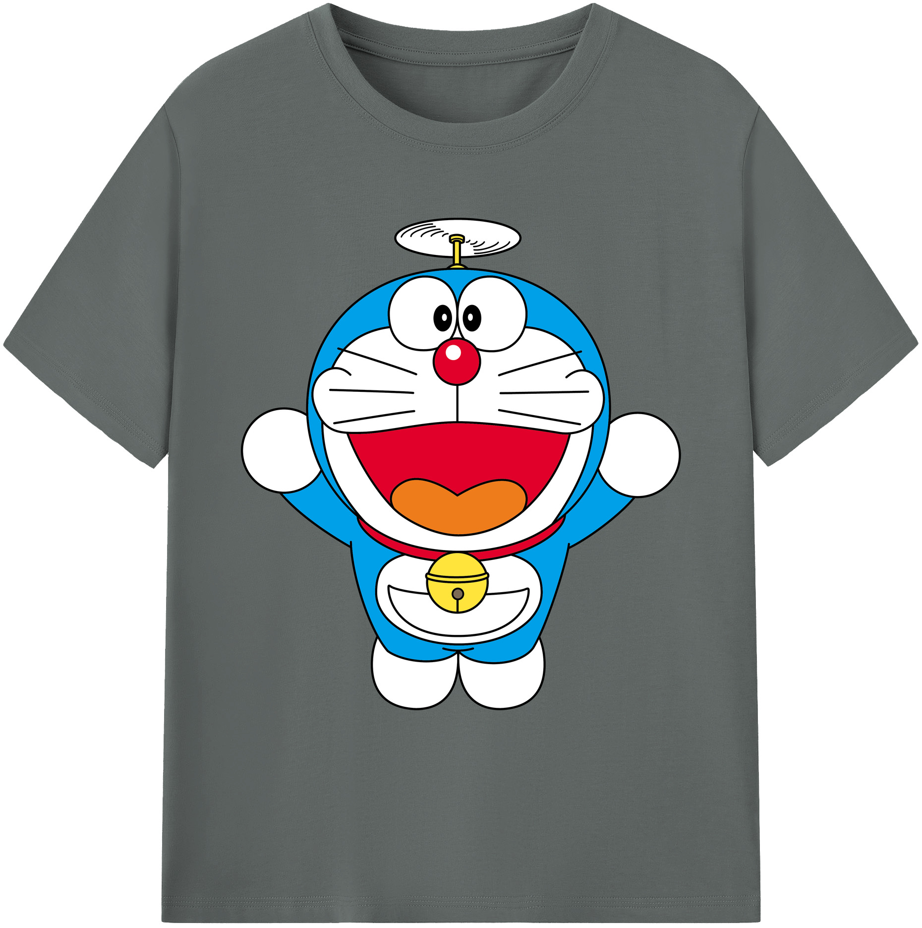（画像用） ドラえもん Doraemon 綿100％ メンズ半袖Tシャツ｜肌触りやわらか＆通気性